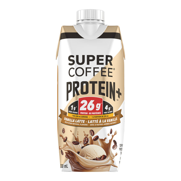 Super Coffee Protein+ Vanilla Latte, Coffee Protein Shake