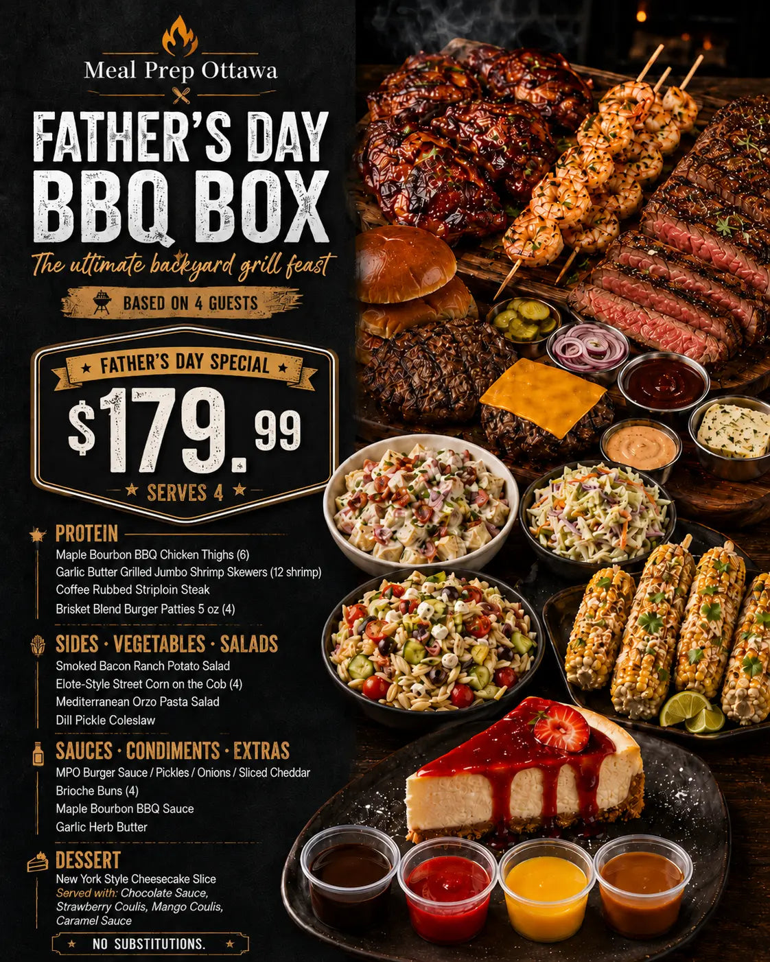 Fathers Day BBQ Box Meal Prep Ottawa