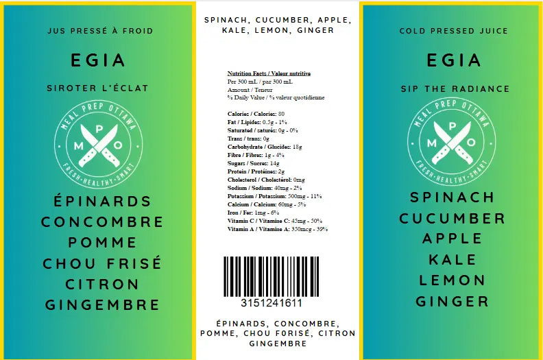 EGIA Meal Prep Ottawa