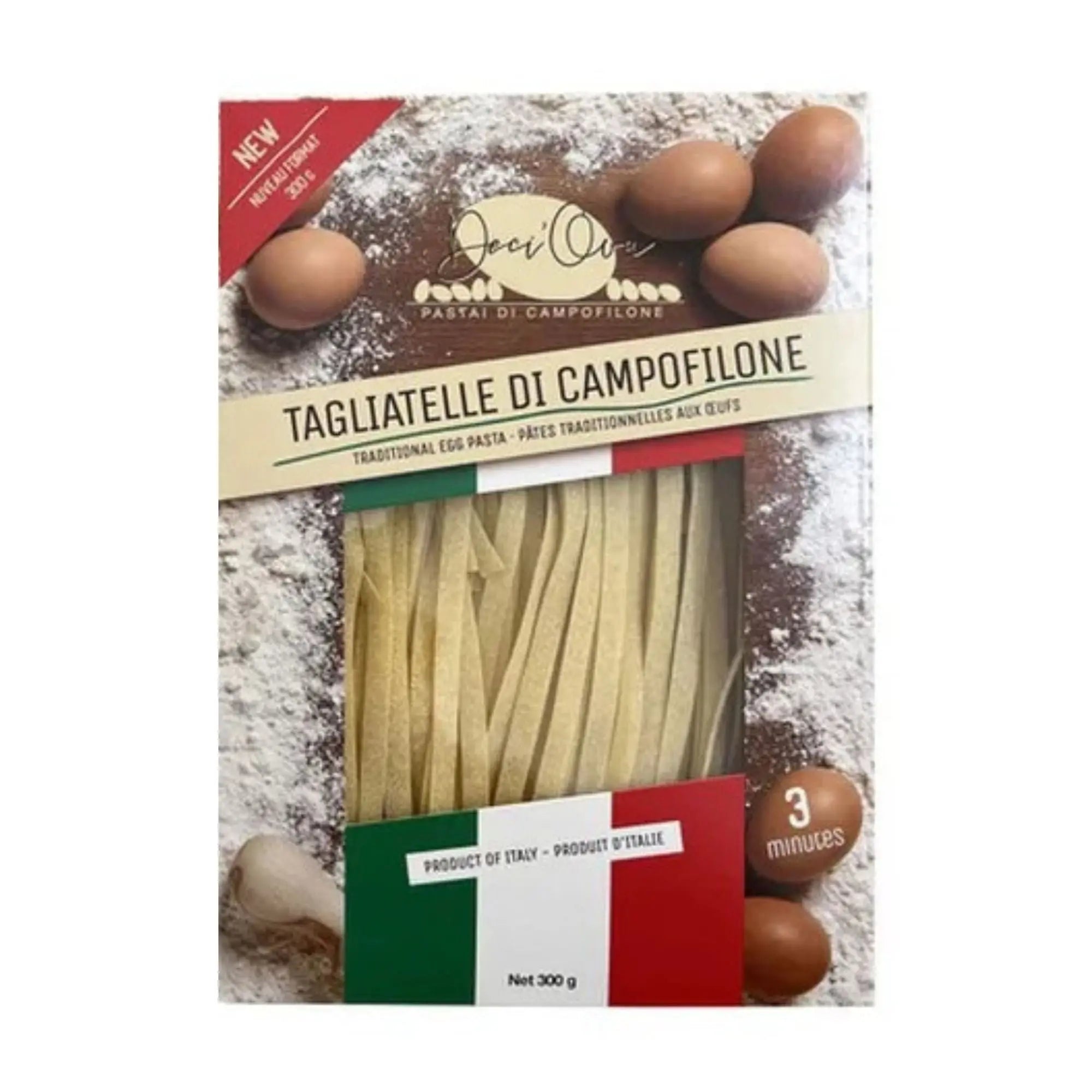 Deci’Ova Pasta tagliatelle Di Campofilone 300gm Meal Prep Ottawa