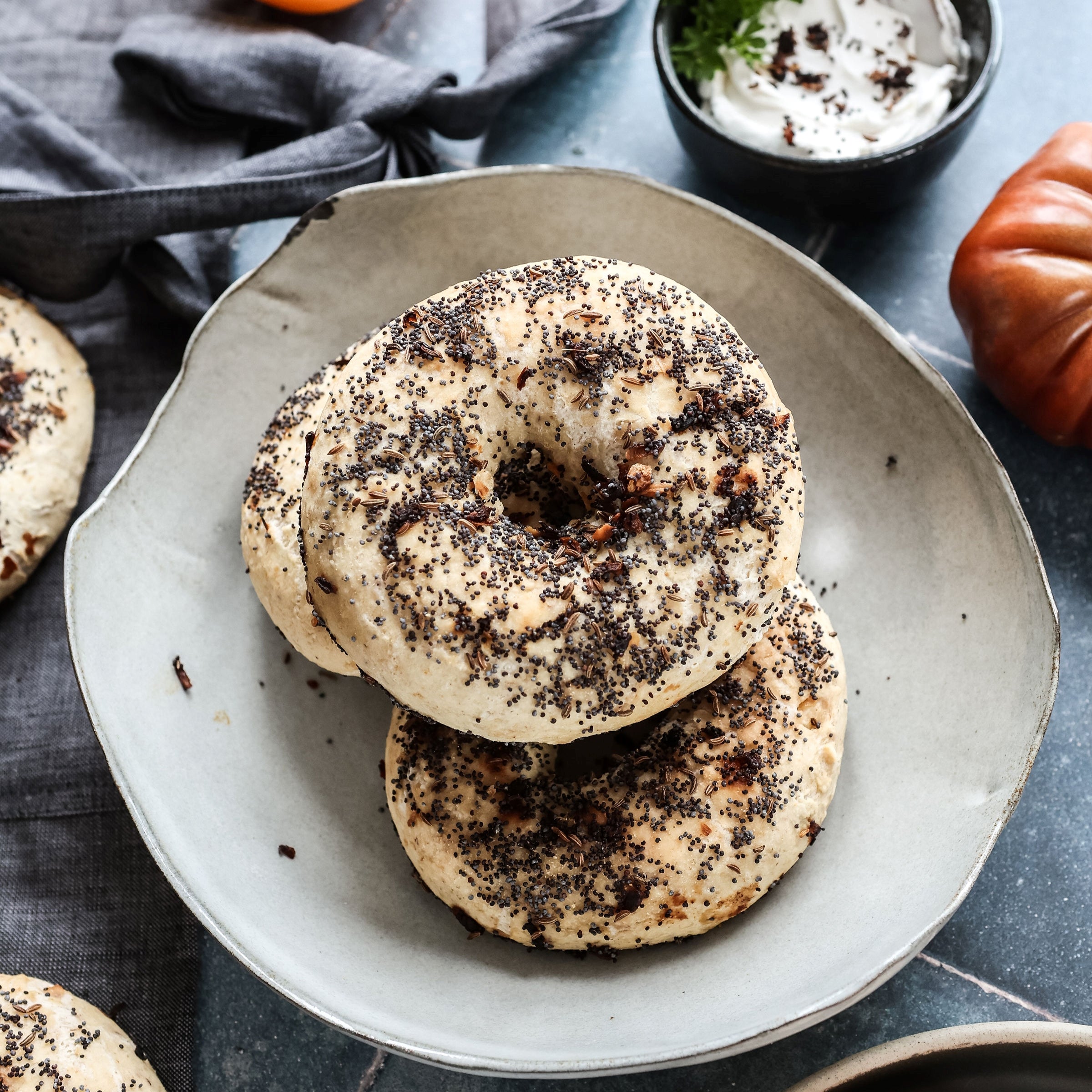 Bagels (gluten & nut free, vegan)