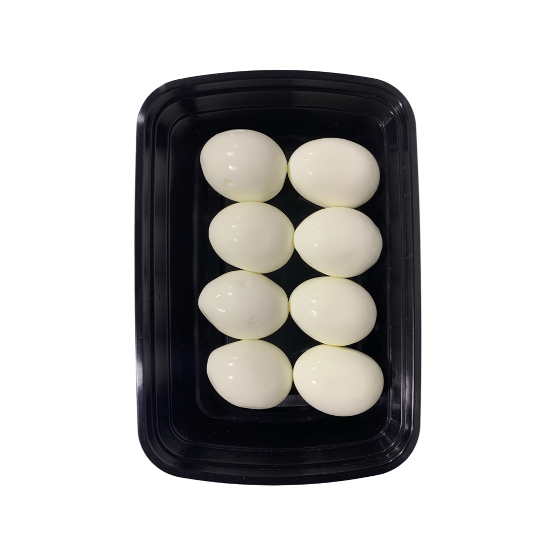 Peeled Hard Boiled Eggs (8)