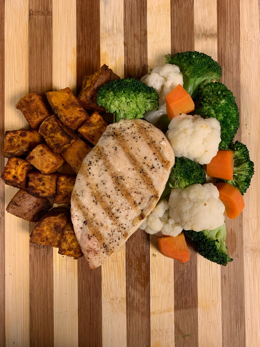 Chicken Breast, Sweet Potato, Mixed Vegetables Meal Meal Prep Ottawa