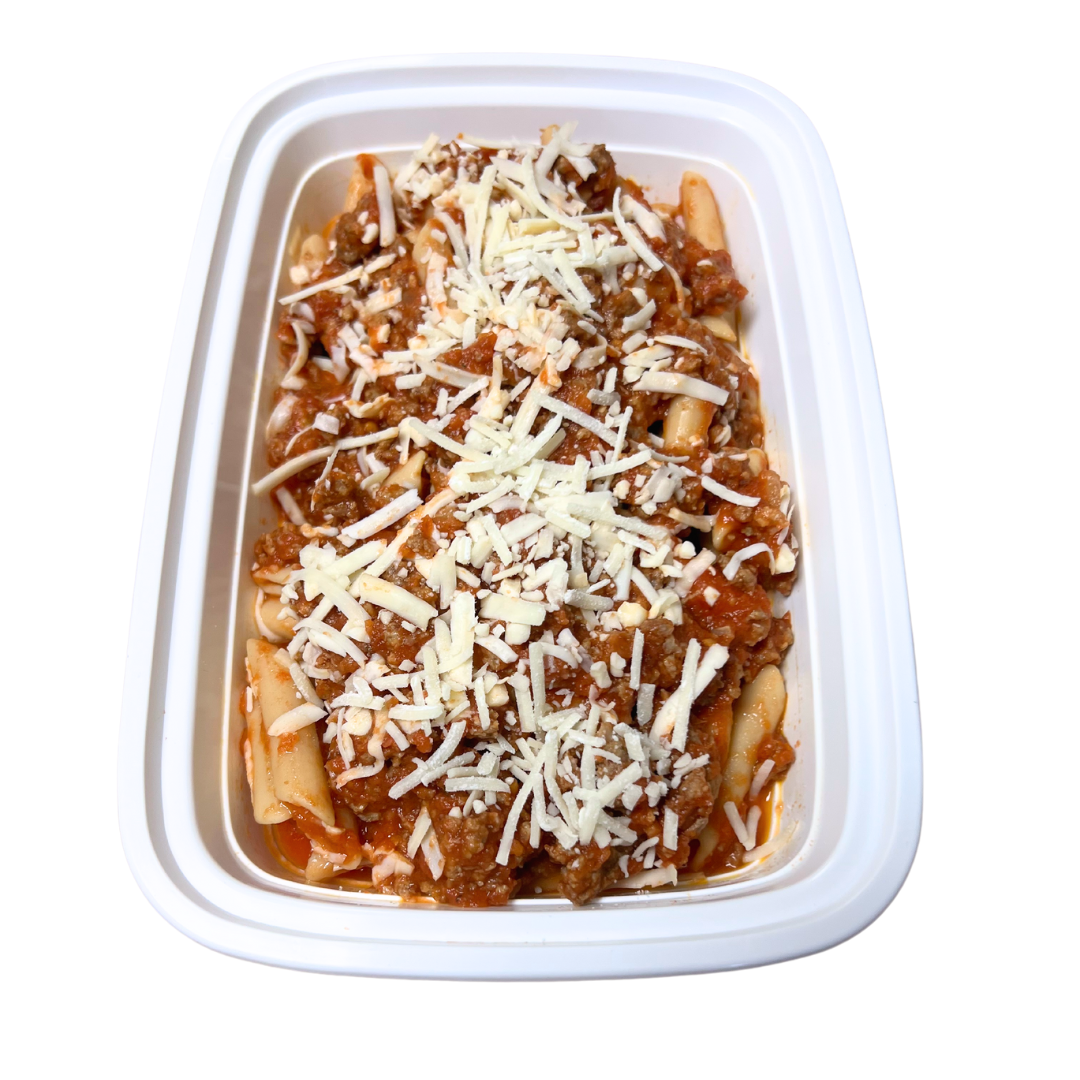 Gluten Free Penne with Home-Made Meat Sauce