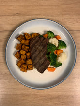 Load image into Gallery viewer, Steak, Sweet Potato, Mixed Vegetables Meal